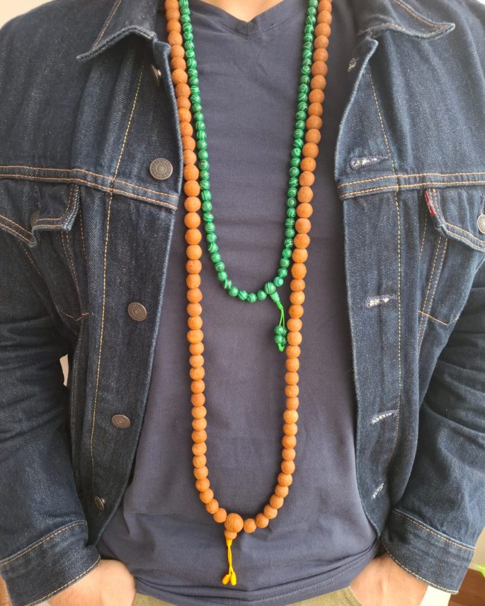Mala Espiritual de Semillas de Bodhi – Natural y Artesanal