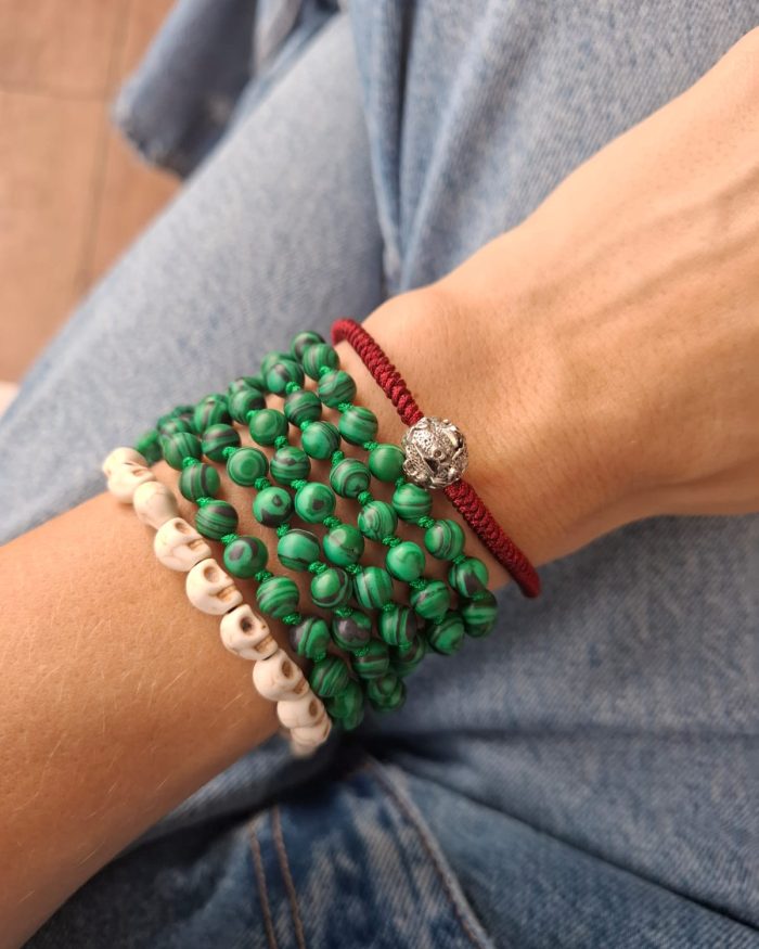 Pulsera Tibetana Ajustable con Mantra “Om Mani Padme Hum”
