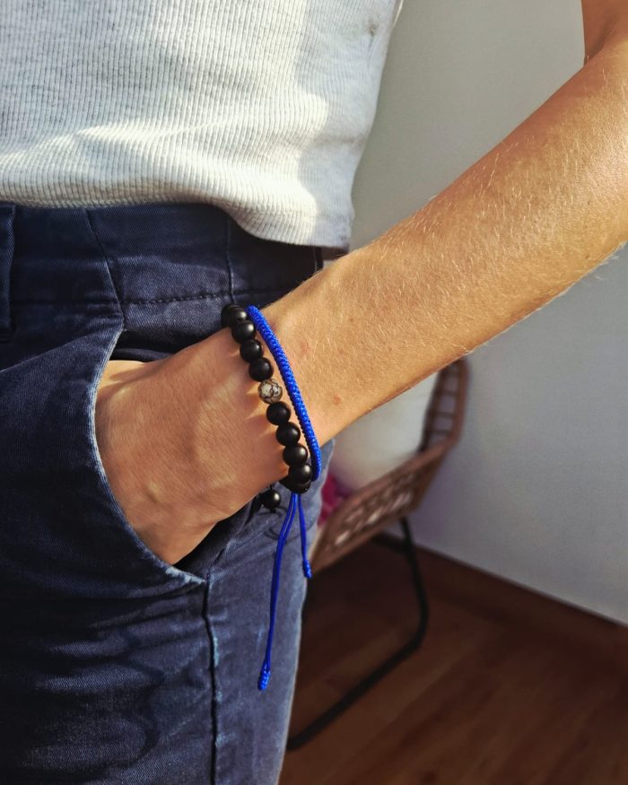 Pulsera Tibetana Azul de la Suerte